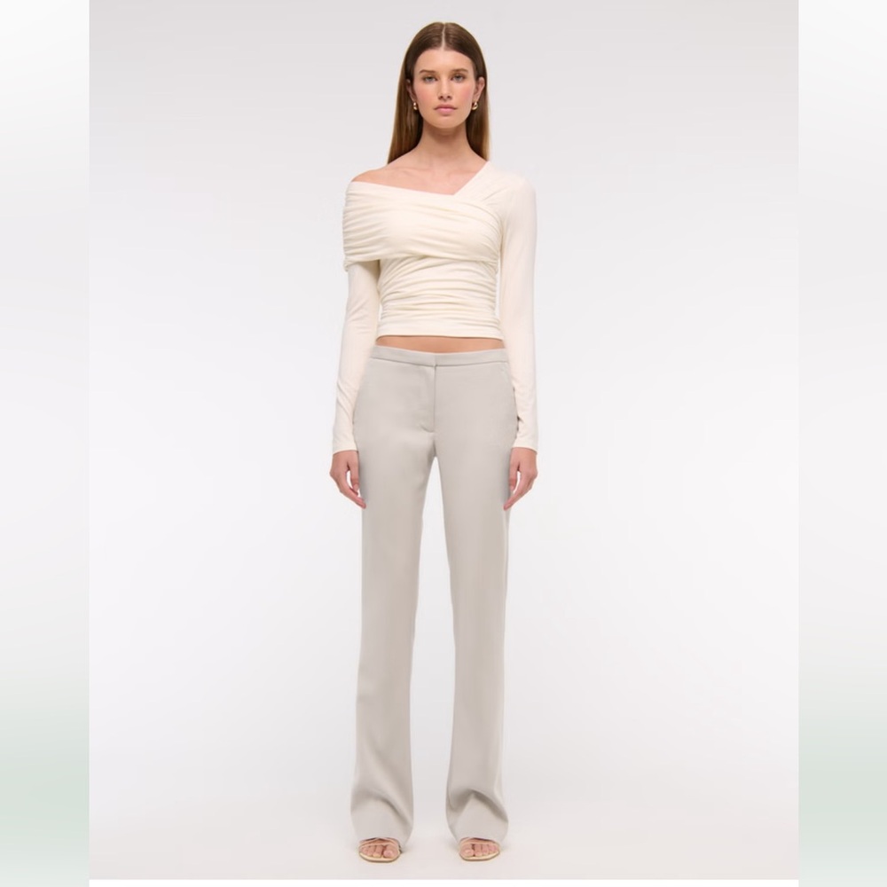 Abercrombie & Fitch women’s low rise tailored boot pant pants size 25 regular